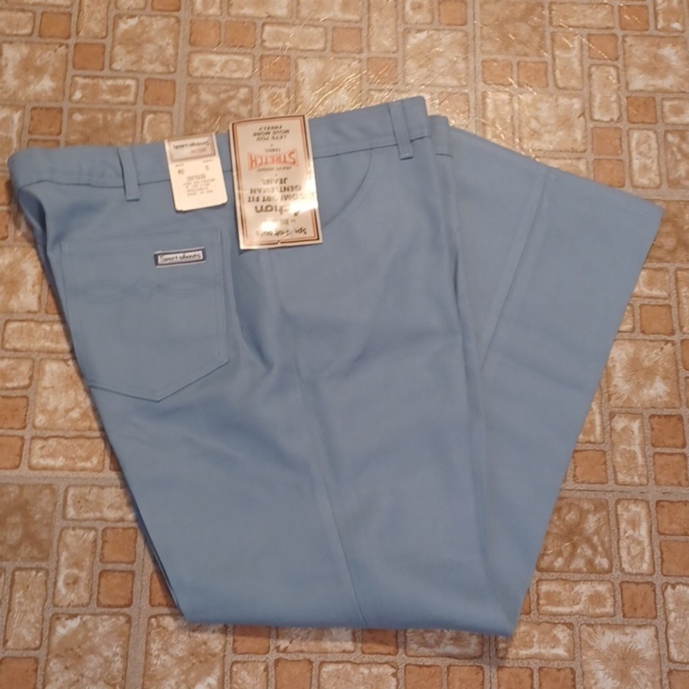 Sport-about Big Yank polyester jeans men's size 40x29 vintage jeans